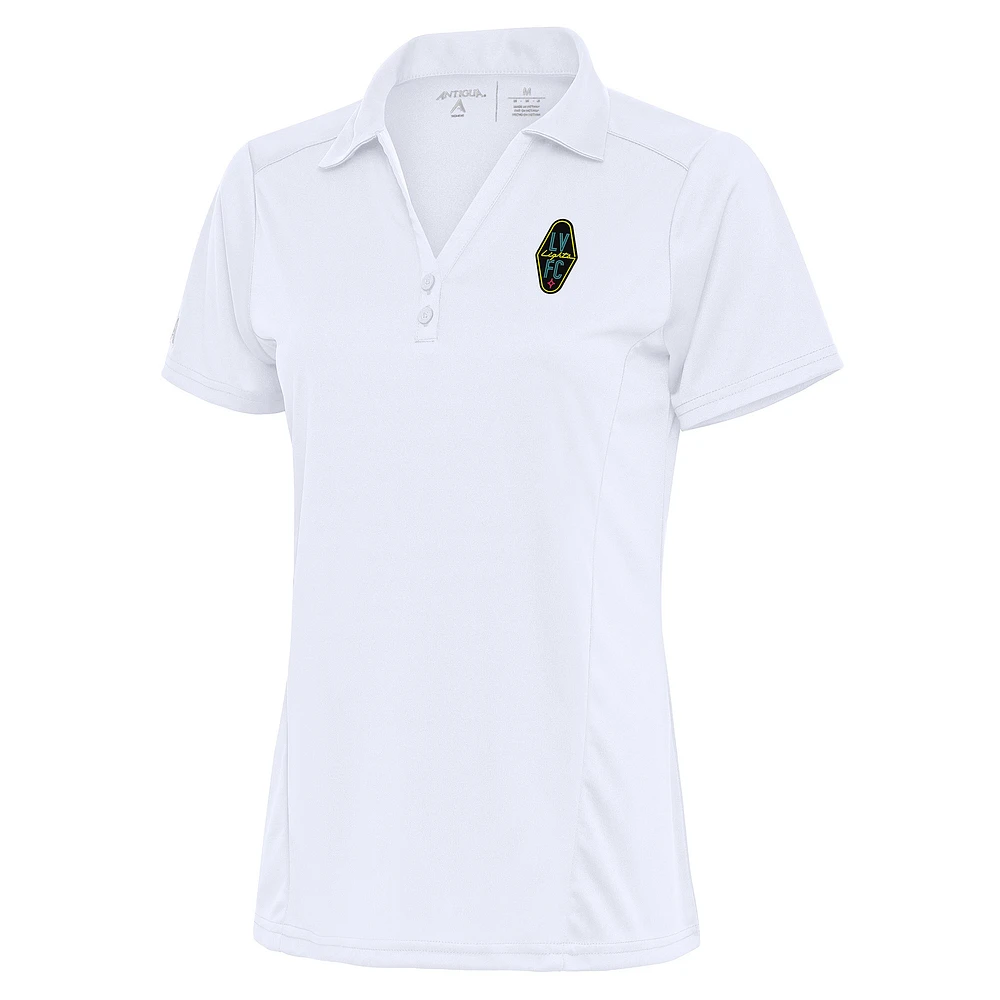 Women's Antigua White Las Vegas Lights FC Tribute Polo