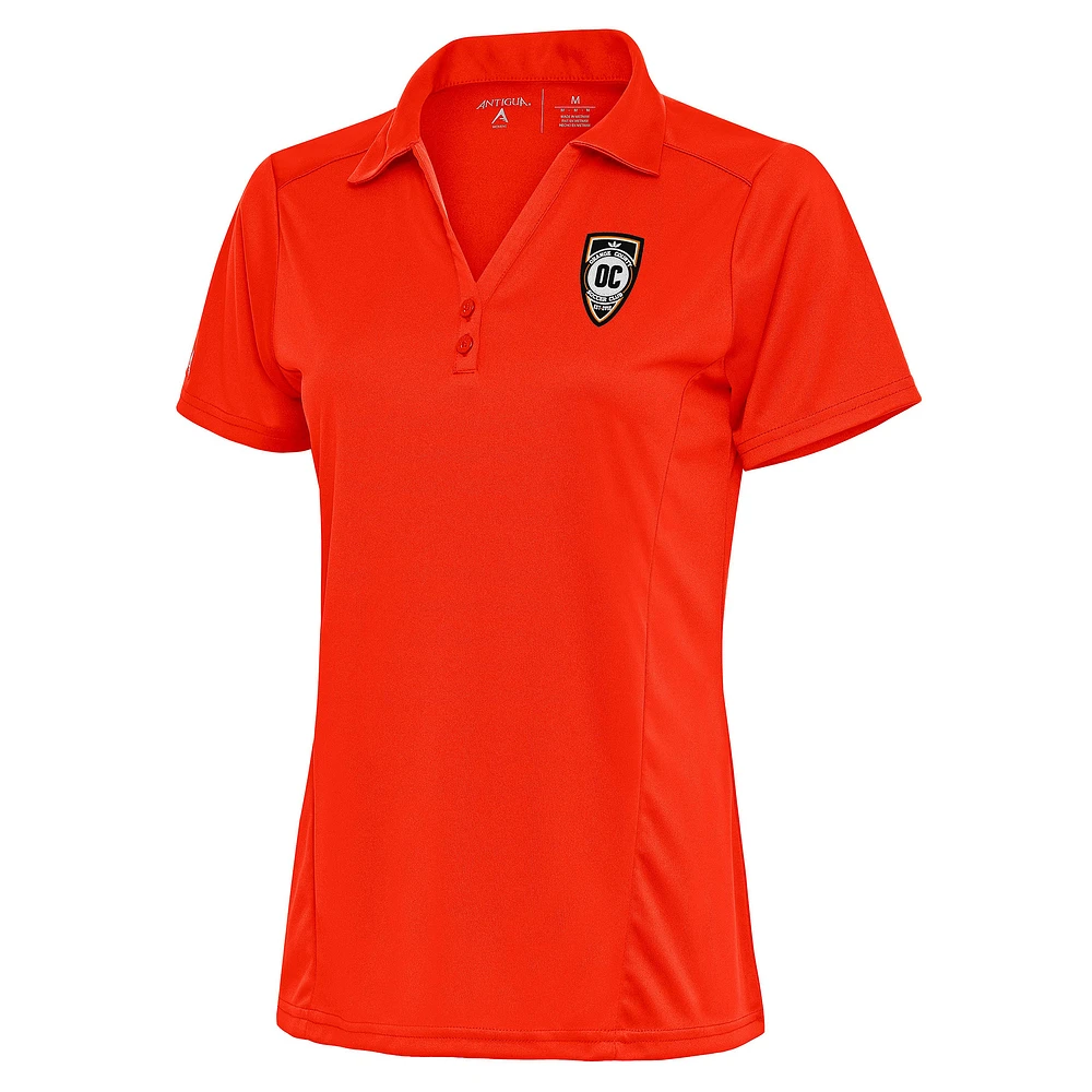 Women's Antigua Orange County SC Tribute Polo