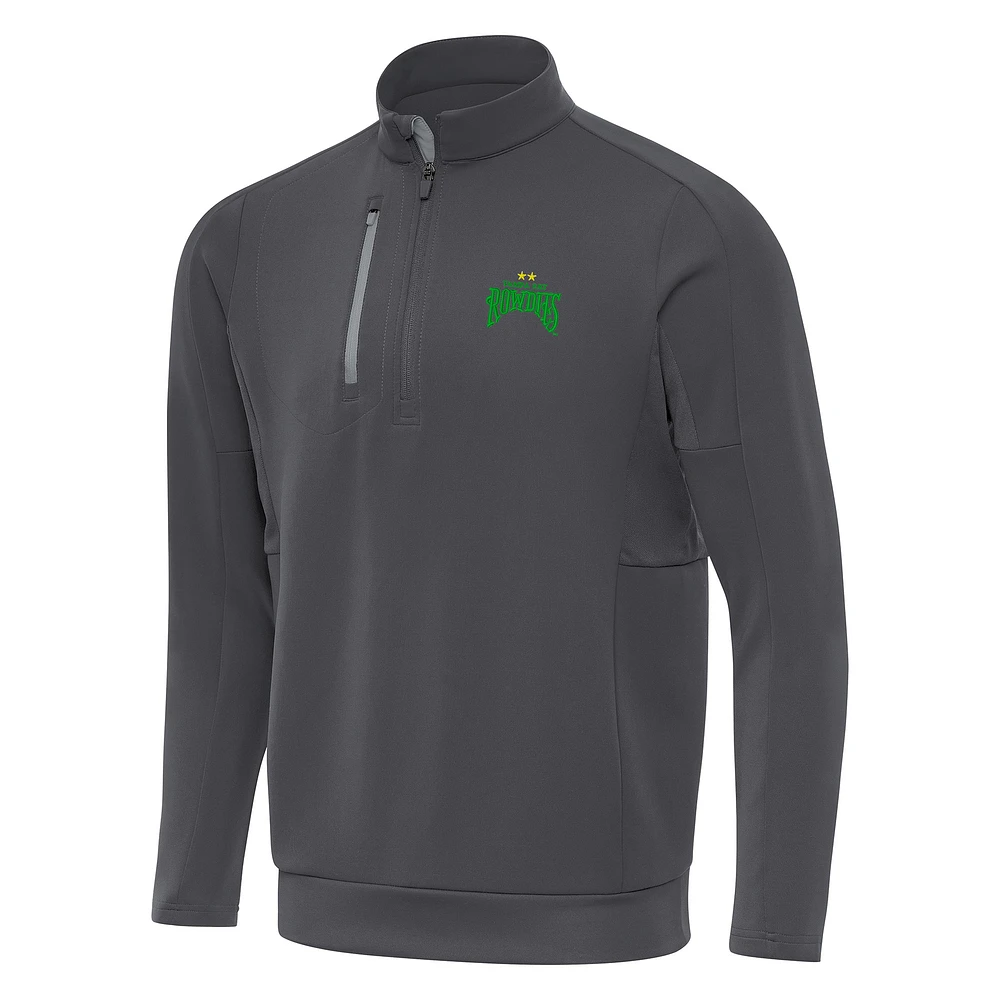 Men's Antigua Pewter Tampa Bay Rowdies Generation Quarter-Zip Pullover