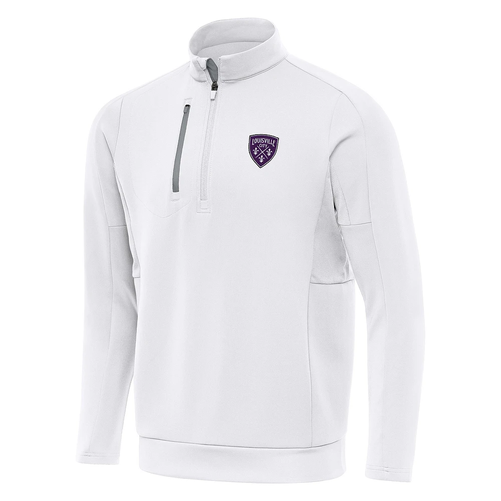 Men's Antigua Louisville City FC Generation Quarter-Zip Pullover