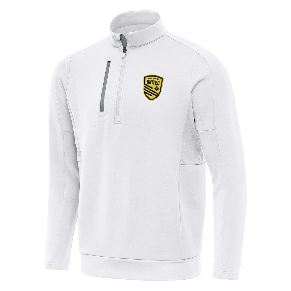 Men's Antigua New Mexico United Generation Quarter-Zip Pullover