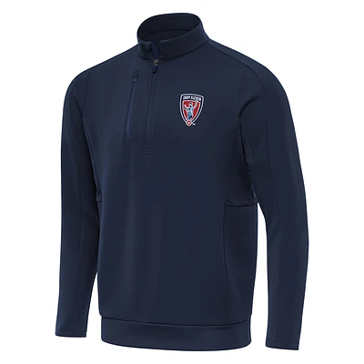 Men's Antigua Navy Indy Eleven Generation Quarter-Zip Pullover