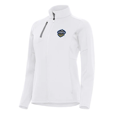 Women's Antigua White El Paso Locomotive FC Generation Full-Zip Jacket