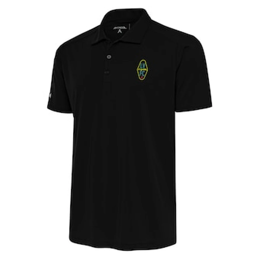Men's Antigua Black Las Vegas Lights FC Big & Tall Tribute Polo