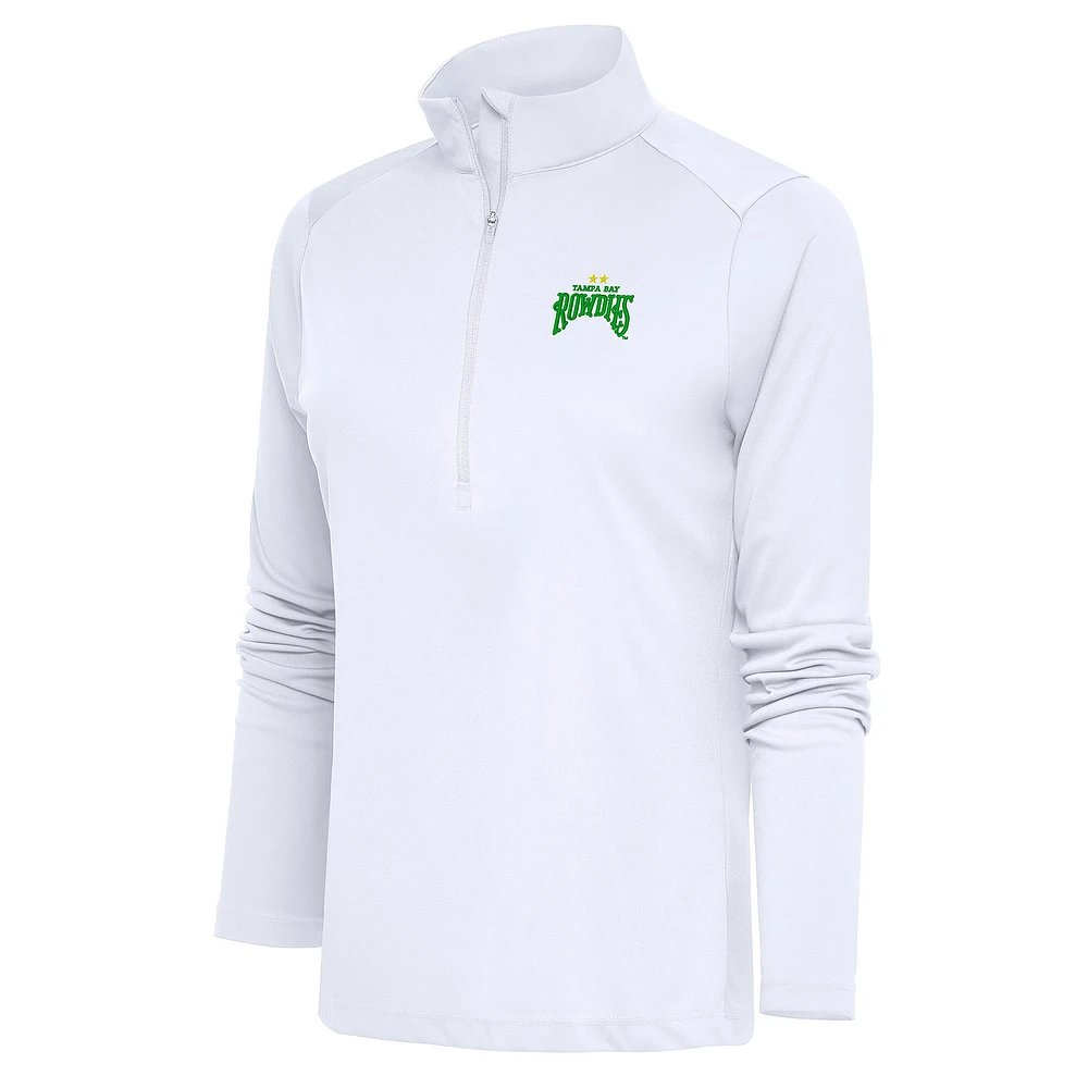 Women's Antigua Tampa Bay Rowdies Tribute Half-Zip Pullover