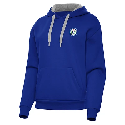 Women's Antigua Royal Hartford Athletic Victory Pullover Hoodie