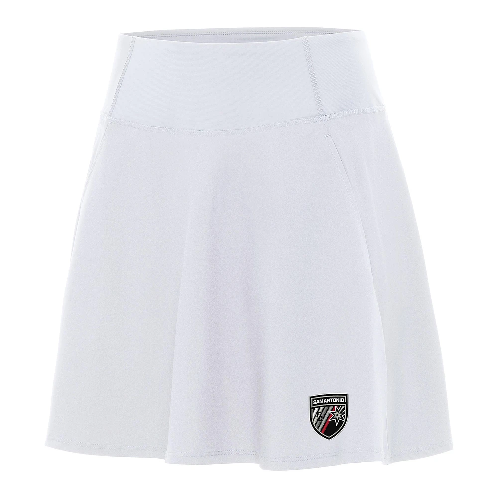 Women's Antigua White San Antonio FC Chip Skort