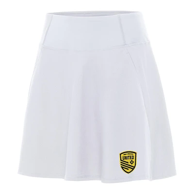 Women's Antigua White New Mexico United Chip Skort