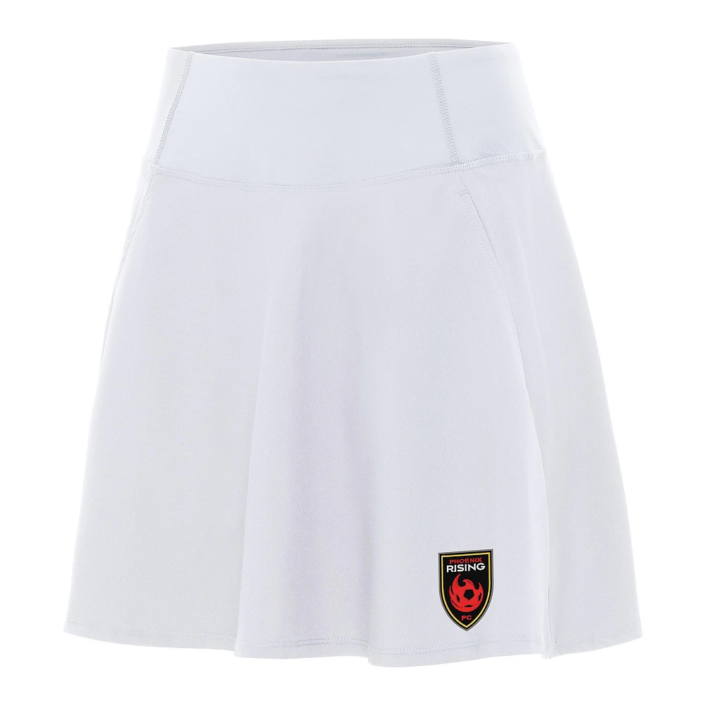 Women's Antigua White Phoenix Rising FC Chip Skort