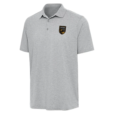 Men's Antigua Heather Gray Birmingham Legion FC Par 3 Polo