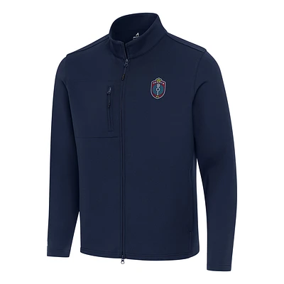 Men's Antigua Navy Memphis 901 FC Objection Double-Brushed Full-Zip Jacket