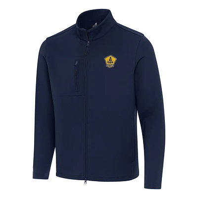 Men's Antigua Navy Rhode Island FC Objection Double-Brushed Full-Zip Jacket