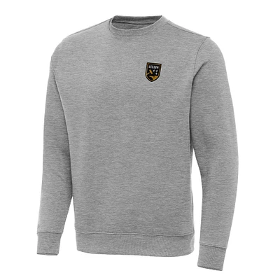 Men's Antigua Heather Gray Birmingham Legion FC Victory Pullover Sweatshirt