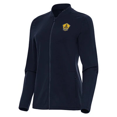 Women's Antigua Navy Rhode Island FC Continual Full-Zip Jacket