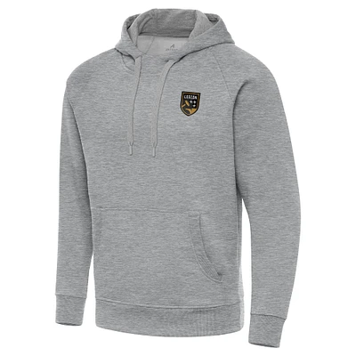 Men's Antigua Heather Gray Birmingham Legion FC Big & Tall Victory Pullover Hoodie