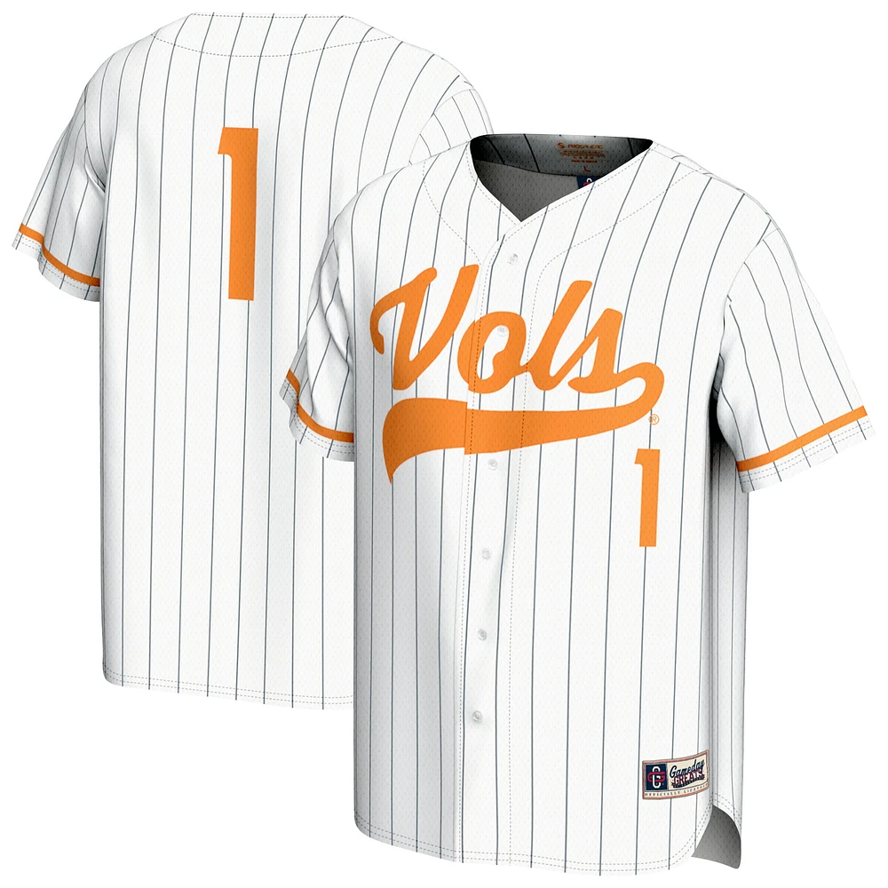 Unisex GameDay Greats White Tennessee Volunteers Softball Lightweight Fashion Jersey