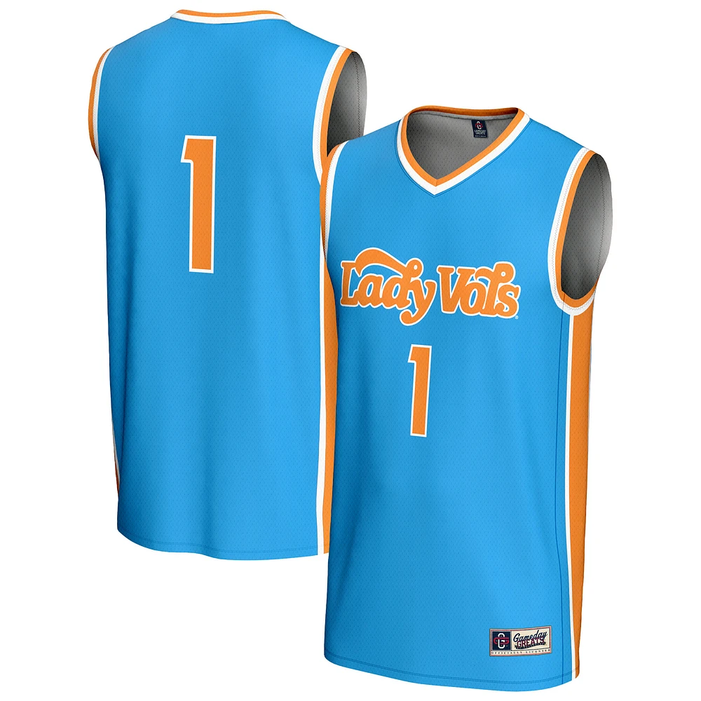 Unisex GameDay Greats #1 Tennessee Volunteers Lightweight Women's Basketball Fashion Jersey