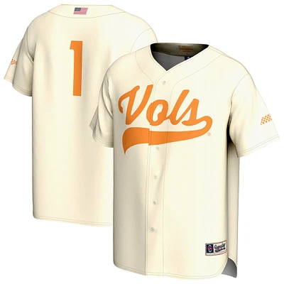 Unisex GameDay Greats #1 Tennessee Volunteers Lightweight Baseball Fashion Jersey