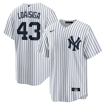 Men's Nike Jonathan Loáisiga White New York Yankees Home Replica Jersey