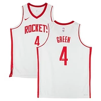 Jalen Green Houston Rockets Autographed Nike White Association Swingman Jersey