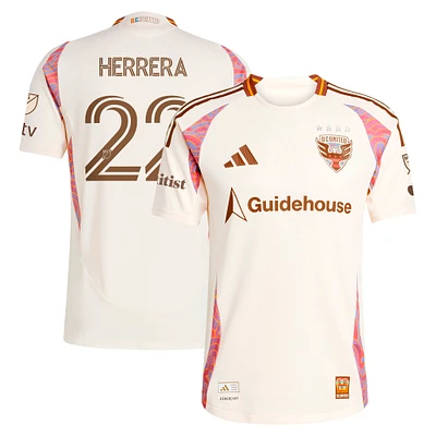 Men's adidas Aaron Herrera Natural D.C. United 2025 The Soul Kit Authentic Player Jersey