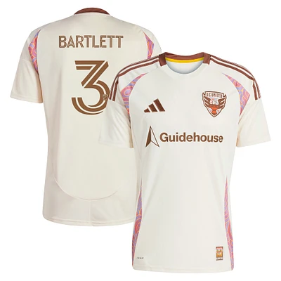 Men's adidas Lucas Bartlett Natural D.C. United 2025 The Soul Kit Replica Player Jersey