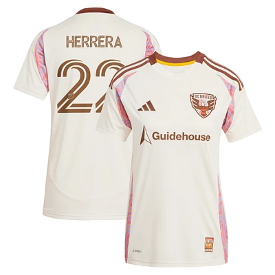 Women's adidas Aaron Herrera Natural D.C. United 2025 The Soul Kit Replica Player Jersey