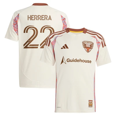 Youth adidas Aaron Herrera Natural D.C. United 2025 The Soul Kit Replica Player Jersey