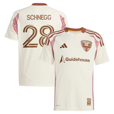 Youth adidas David Schnegg Natural D.C. United 2025 The Soul Kit Replica Player Jersey