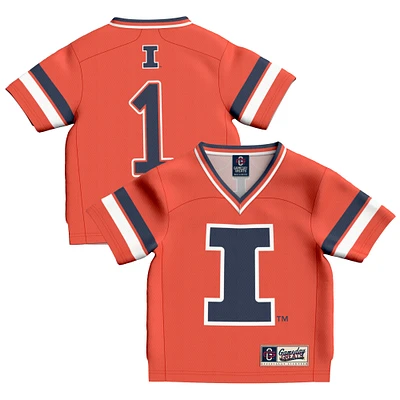 Toddler GameDay Greats #1 Orange Illinois Fighting Illini Football Fashion Jersey