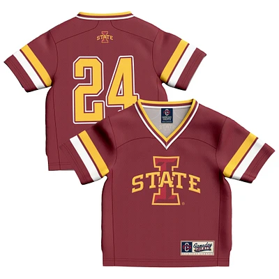 Toddler GameDay Greats #24 Cardinal Iowa State Cyclones Football Fashion Jersey