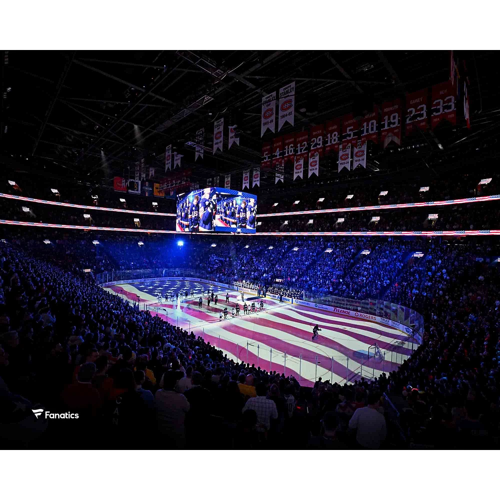 Team USA 4 Nations Face-Off Unsigned Pregame vs. Finland Photograph