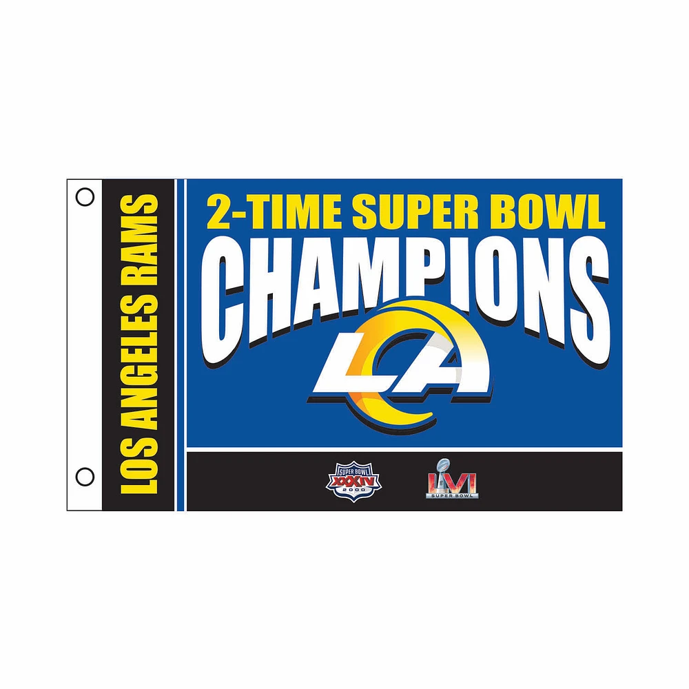 Los Angeles Rams 3' x 5' Super Bowl Champions Single-Sided Flag