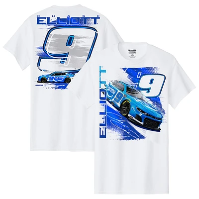 Men's Hendrick Motorsports Team Collection White Chase Elliott Amazon Car T-Shirt