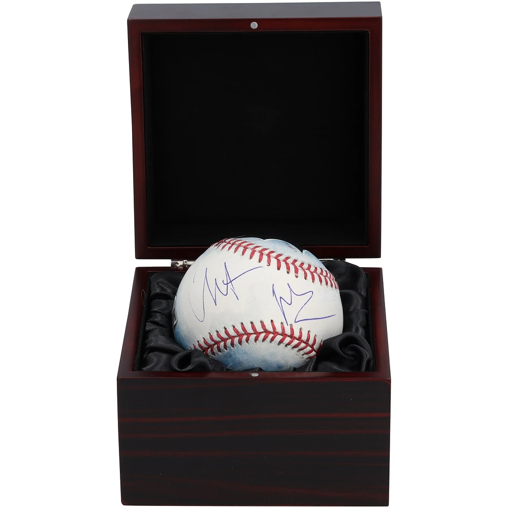 Christian Bale Batman The Dark Knight Autographed Baseball - Art by Davide Salvadori - Limited Edition #1/1 - WN55914928