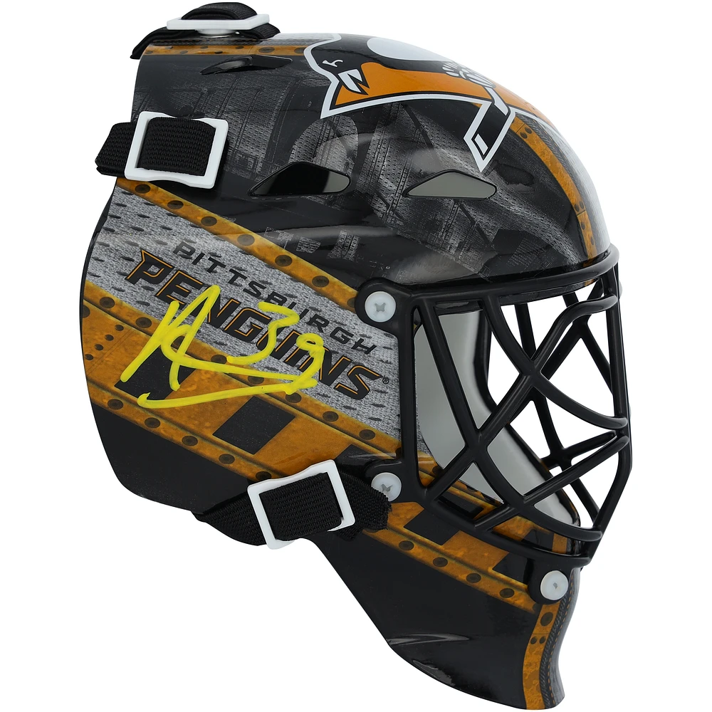 Alex Nedeljkovic Pittsburgh Penguins Autographed Mini Goalie Mask
