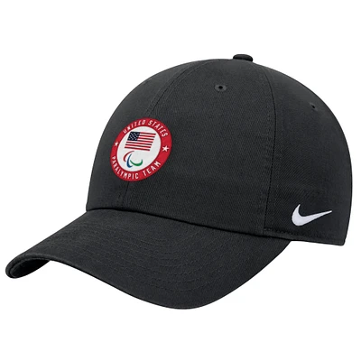 Youth Nike Black U.S. Paralympics Club Adjustable Hat