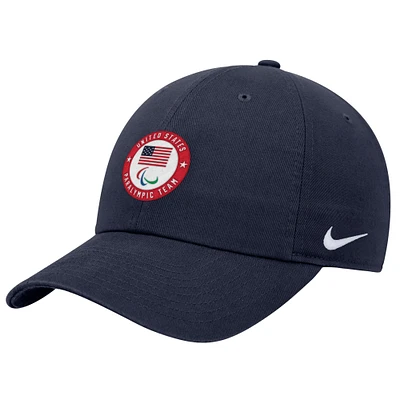 Youth Nike Navy U.S. Paralympics Club Adjustable Hat