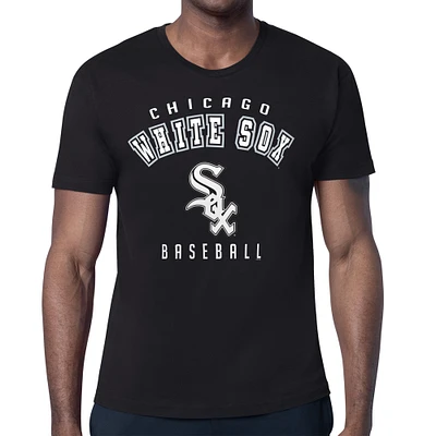 Men's Starter Black Chicago White Sox Team Logo T-Shirt