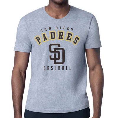 Men's Starter Gray San Diego Padres Team Logo T-Shirt