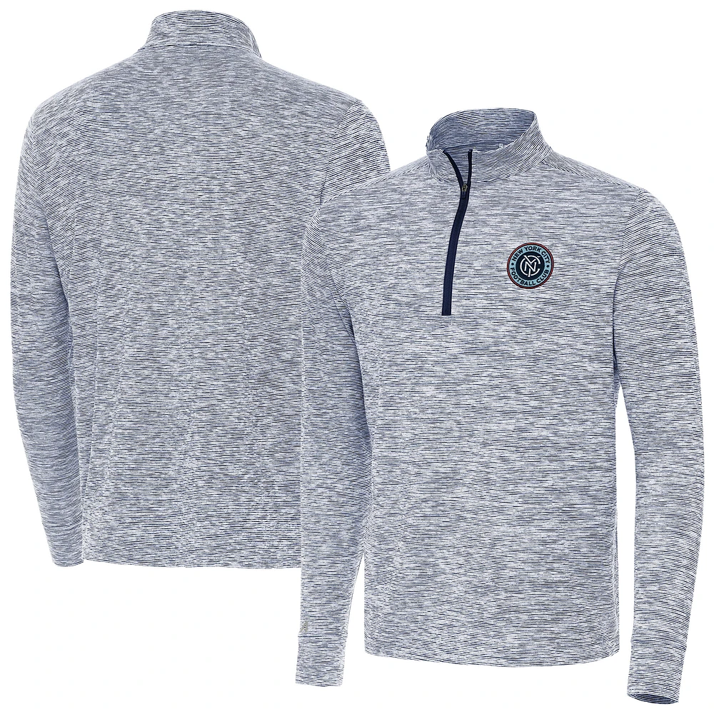 Men's Antigua Navy New York City FC Cause Quarter-Zip Top