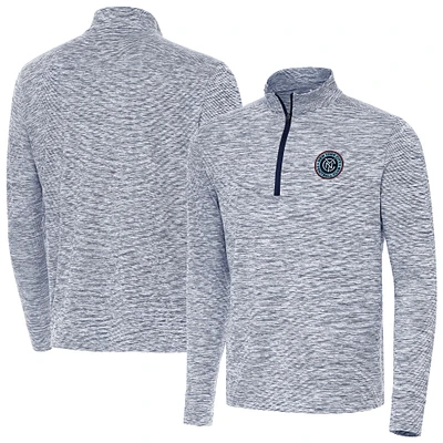 Men's Antigua Navy New York City FC Cause Quarter-Zip Top