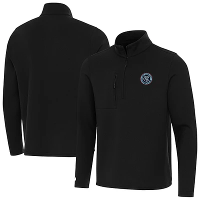 Men's Antigua New York City FC Insider Quarter-Zip Pullover