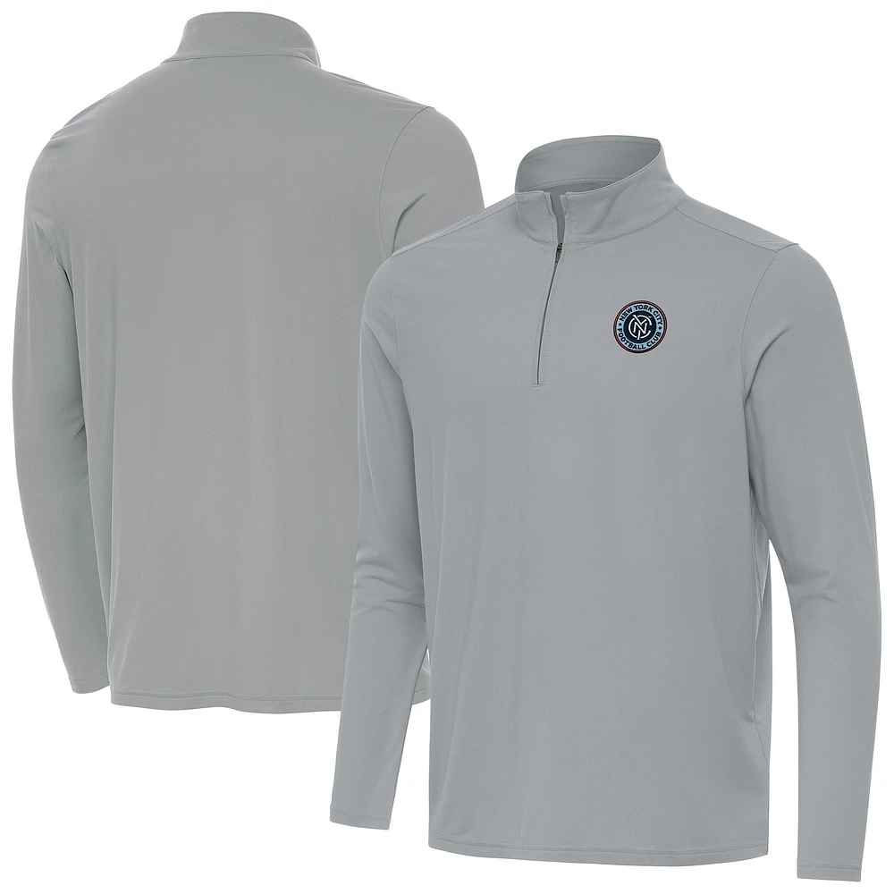 Men's Antigua New York City FC Intent Quarter-Zip Pullover