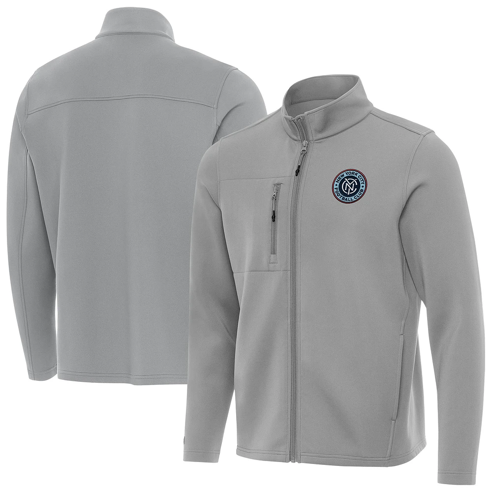 Men's Antigua New York City FC Objection Full-Zip Jacket
