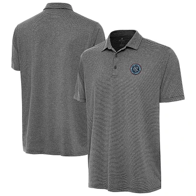 Men's Antigua Heather New York City FC Scheme Polo