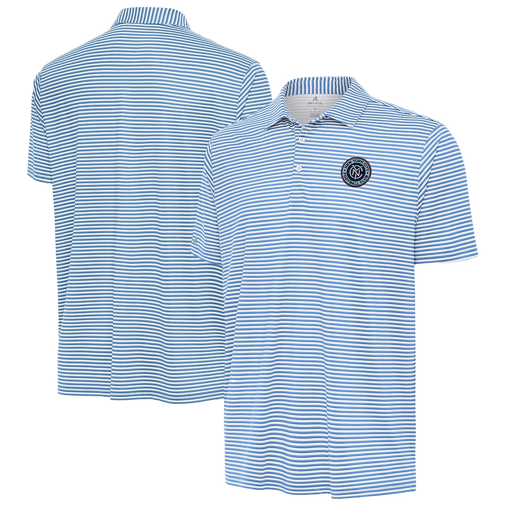 Men's Antigua Sky Blue/White New York City FC Skills Polo