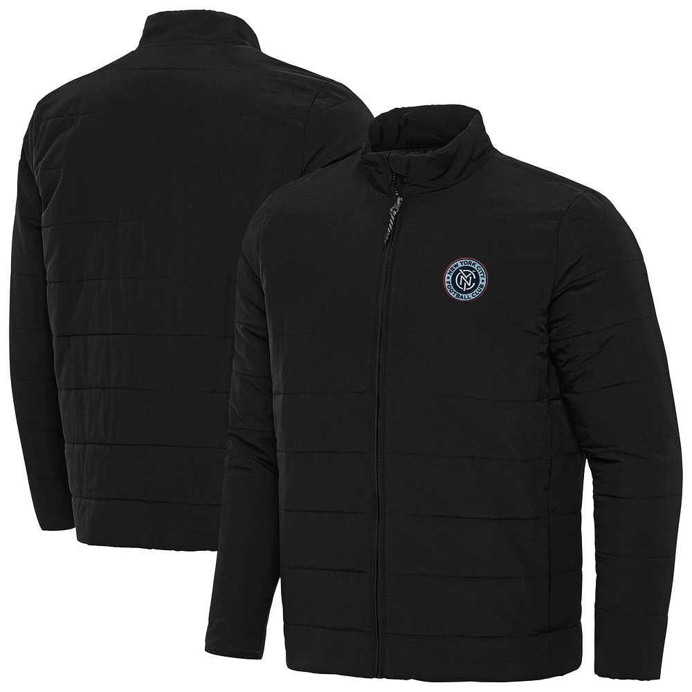 Men's Antigua New York City FC Swelter Full-Zip Jacket