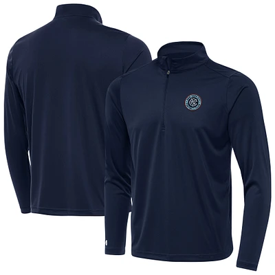 Men's Antigua Navy New York City FC Tribute Quarter-Zip Top