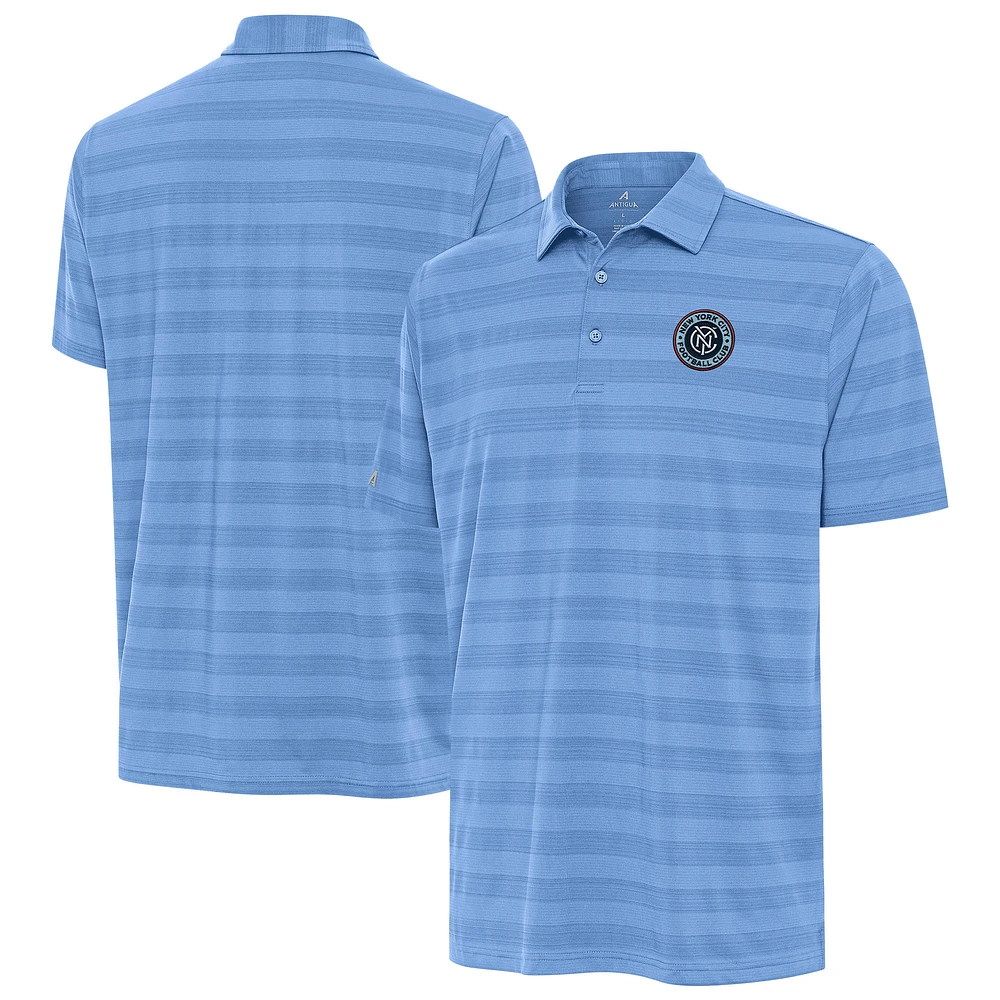 Men's Antigua Sky Blue New York City FC Tunnel Polo